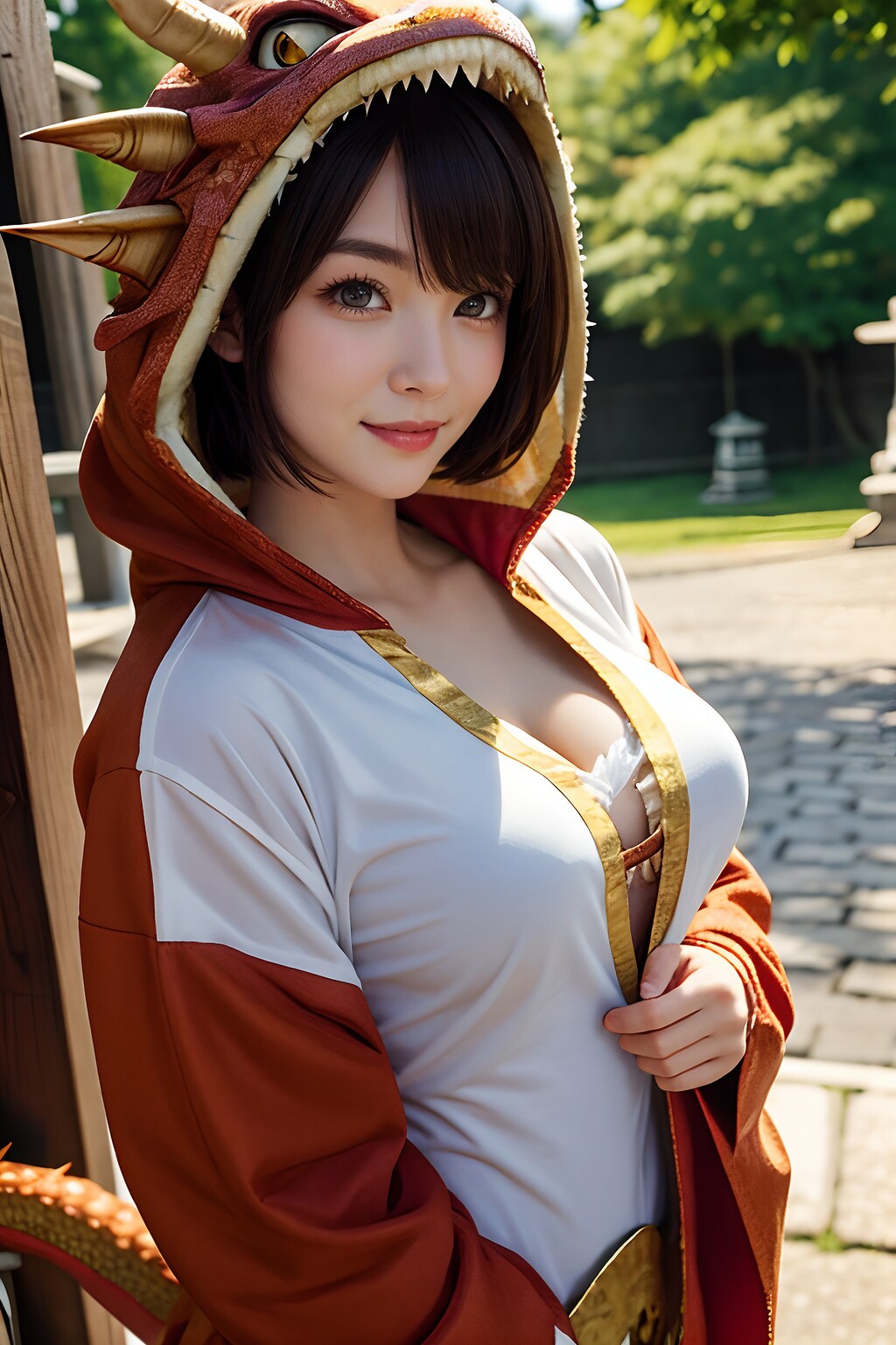 恐竜着ぐるみ