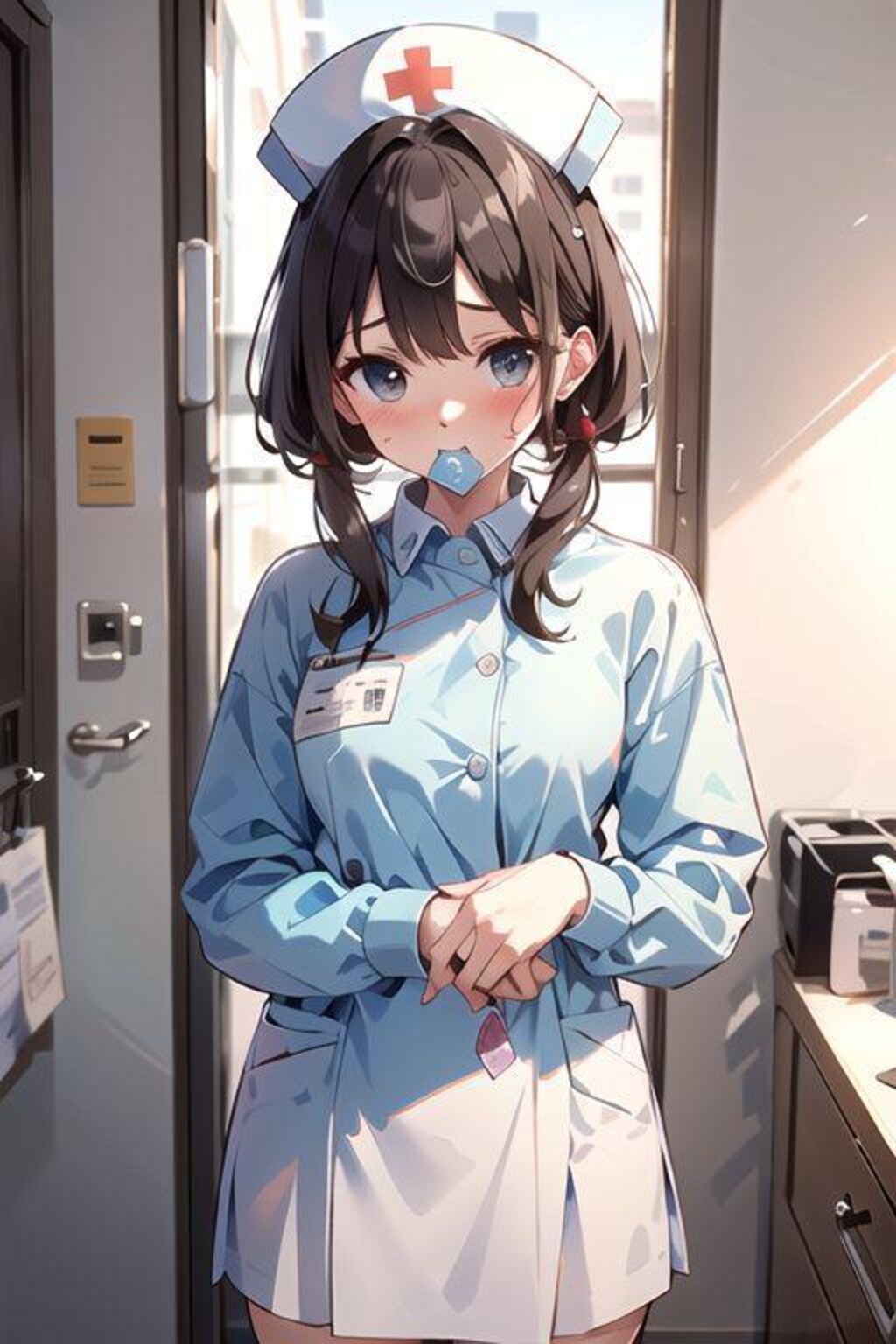 ナースと謎の避妊具