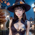 チャイナドレスの黒い魔女 4枚目