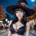 チャイナドレスの黒い魔女 5枚目