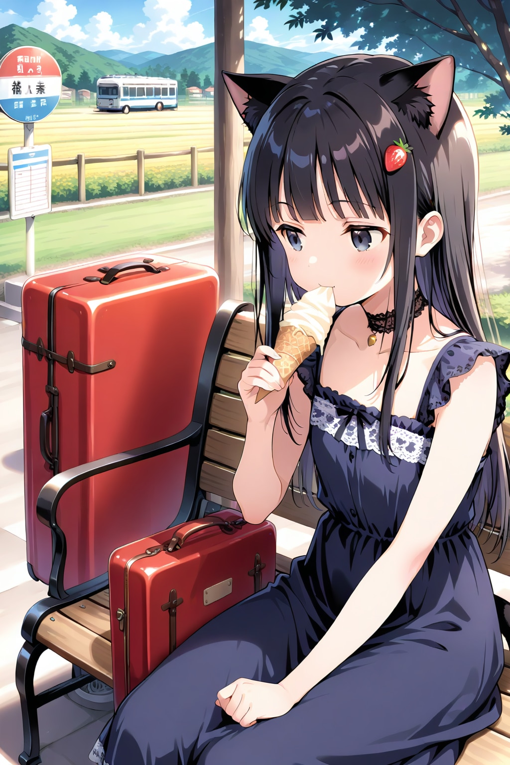 ネコ娘のクロちゃん🐈‍⬛✨１８