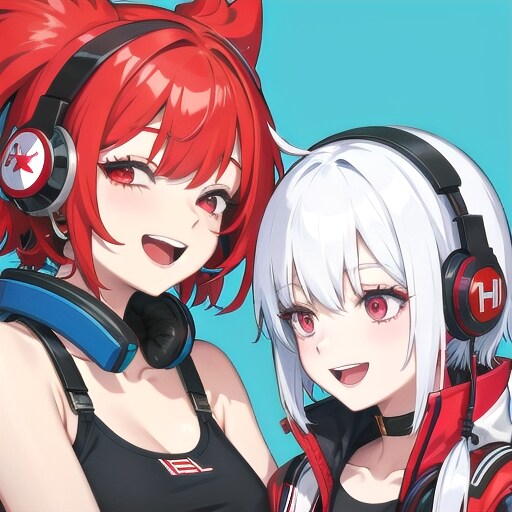 ヘッドフォン姉妹