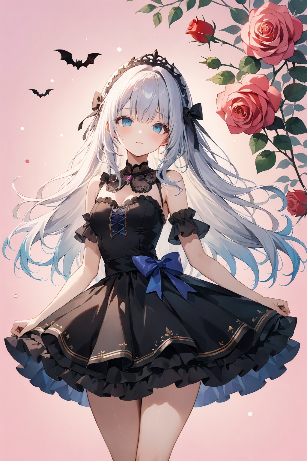 ヴァンパイアになりきるお姫様