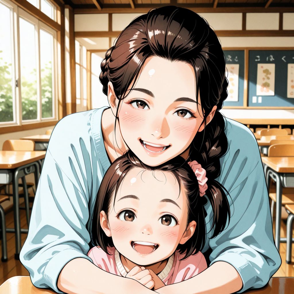 ママと | の人気AIイラスト・グラビア