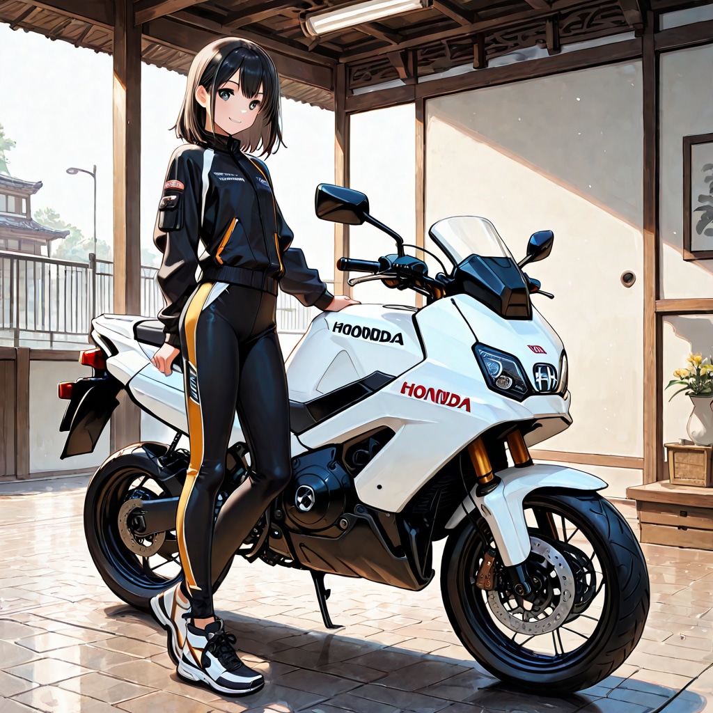 バイク好きな彼女 | の人気AIイラスト・グラビア