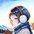 ショートっ娘と初日の出を拝みにいく 2枚目