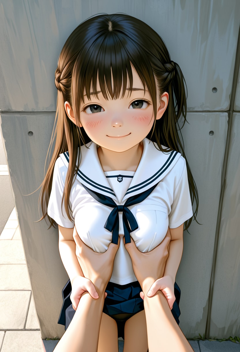 ねぇ、買ってよ～、いいでしょ～？