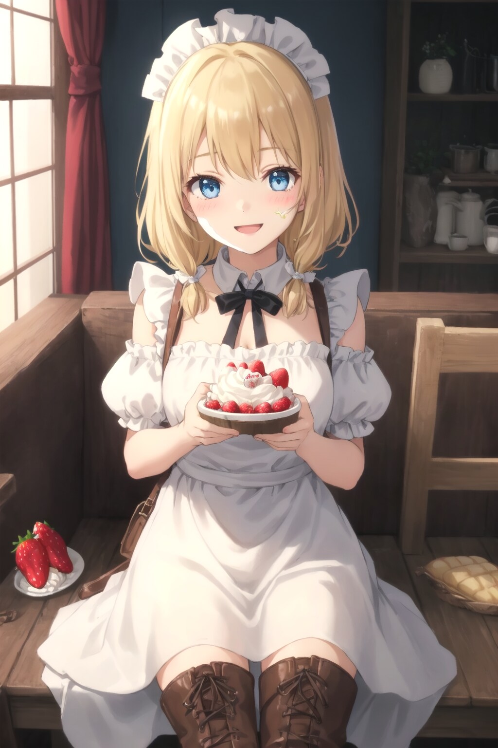 デザート、代わりに食べますね！