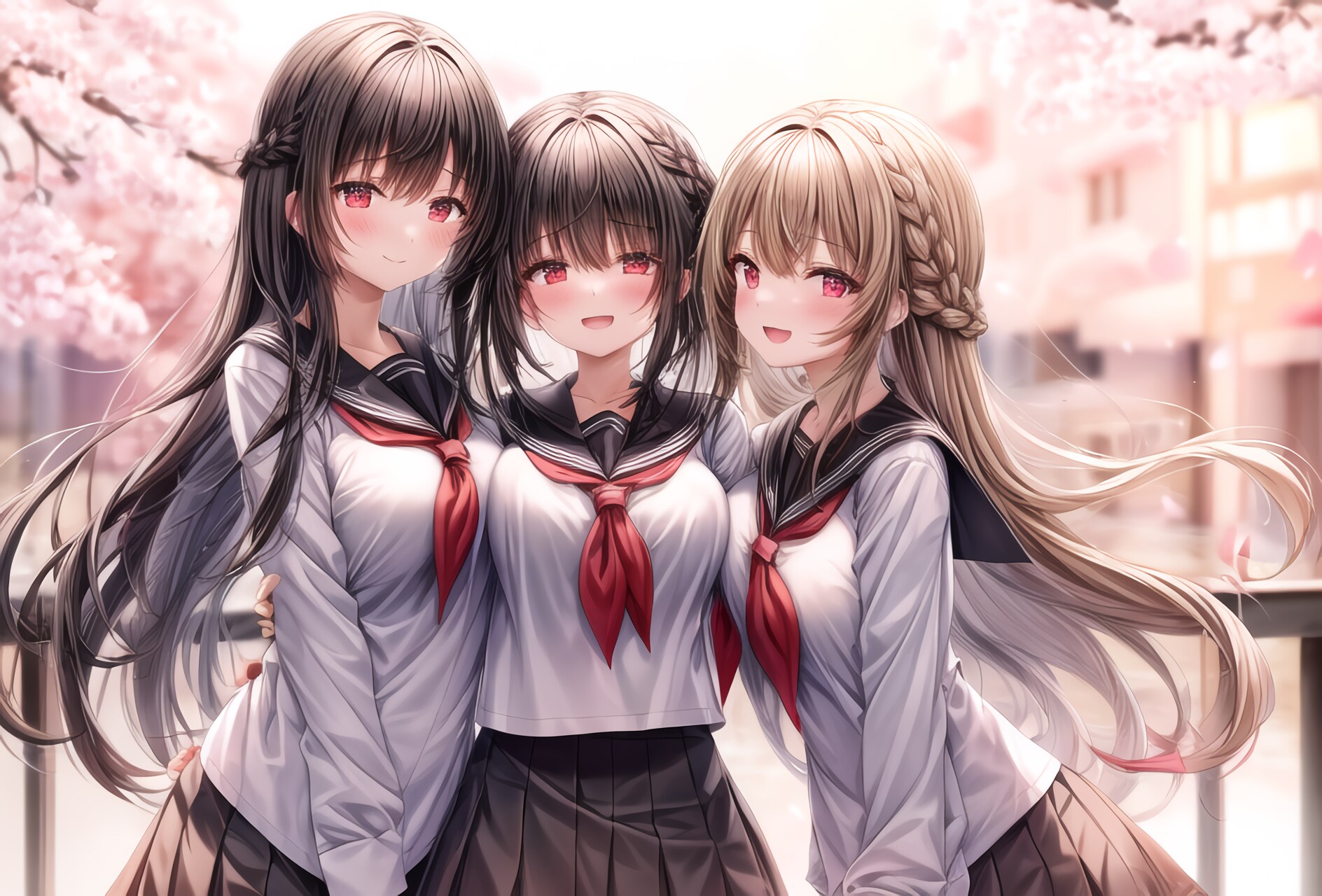 仲良し3人