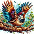 フェニックスズメ 4枚目