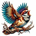 フェニックスズメ 3枚目