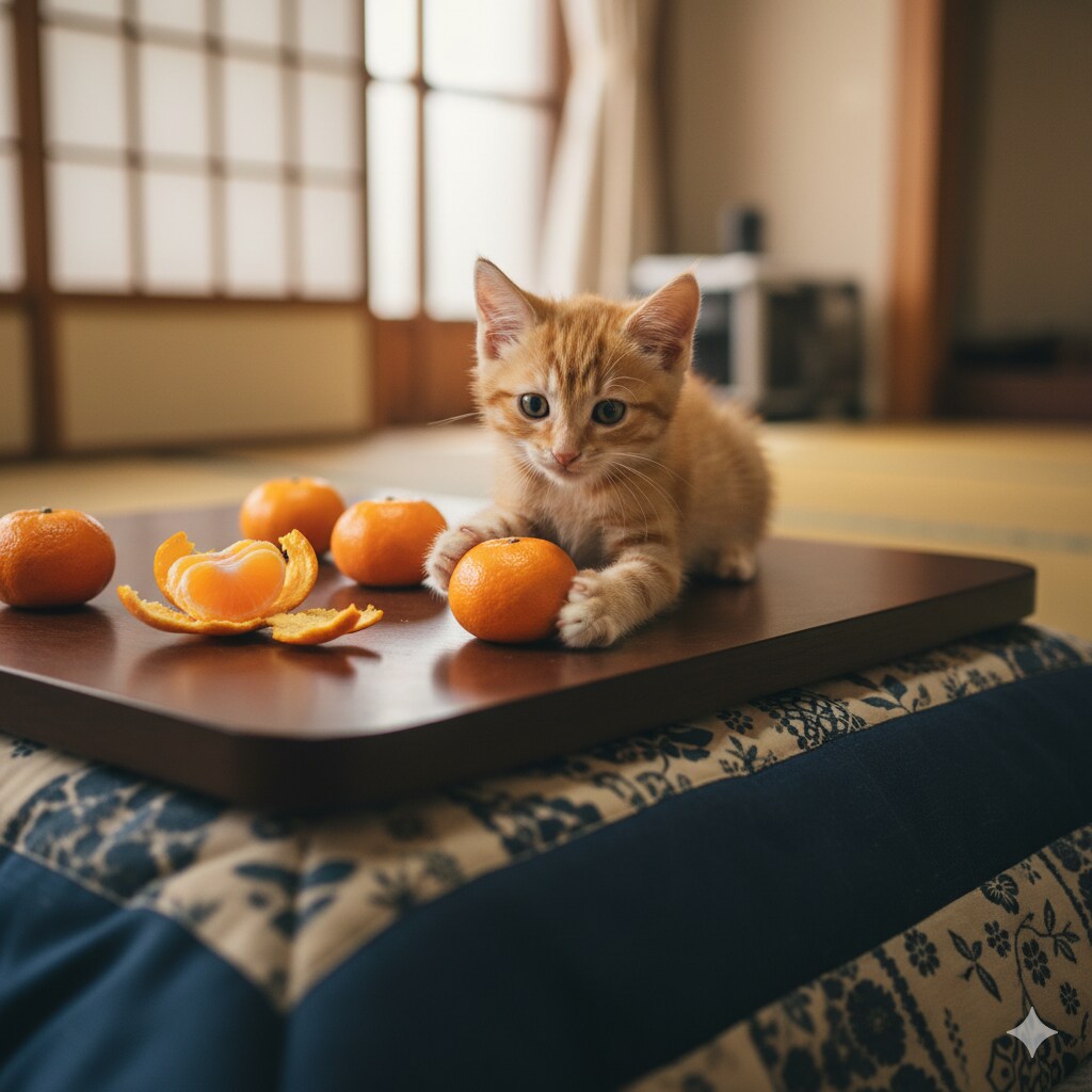 炬燵と猫　251027