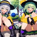東方パンチラ（妖夢・諏訪子・さとり・こいし） 12枚目
