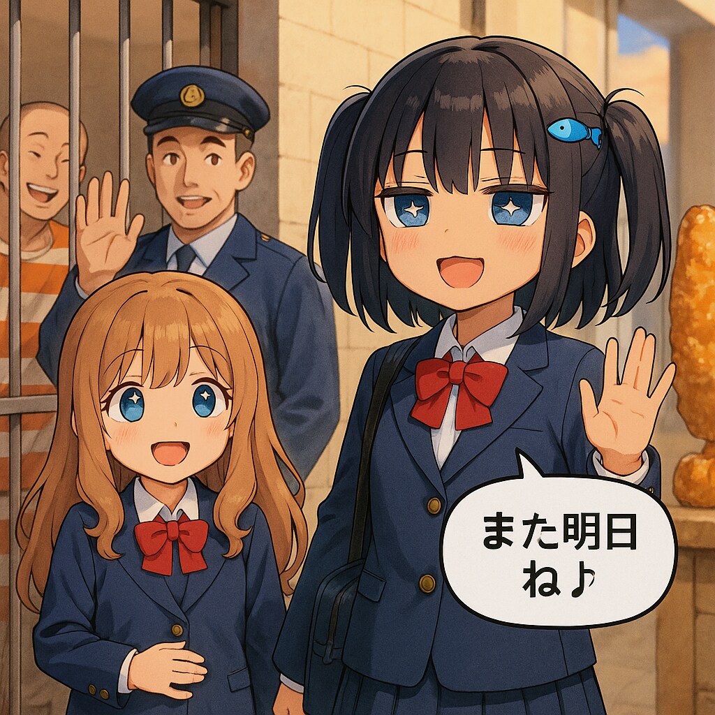 脱獄を企てるこなつちゃん