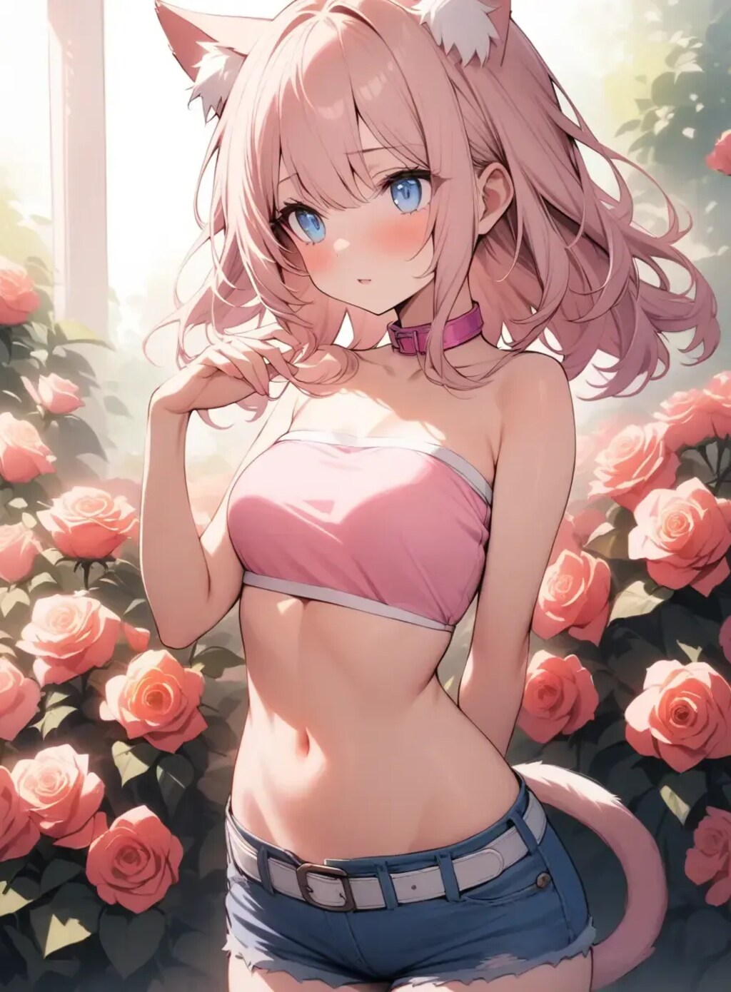シロと薔薇園