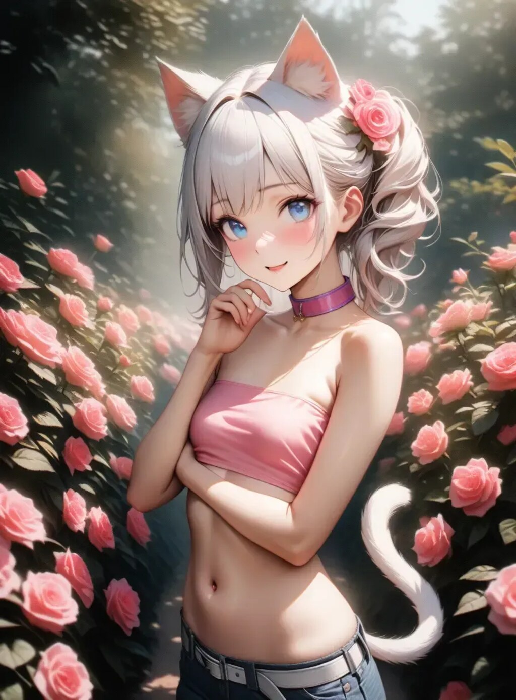 シロと薔薇園