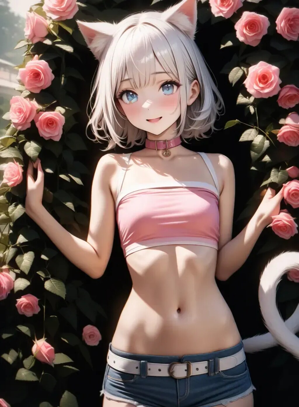 シロと薔薇園