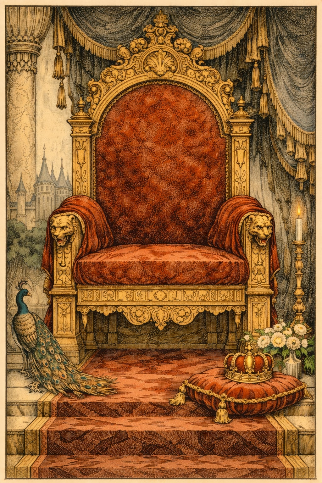 空の玉座 | の人気AIイラスト・グラビア