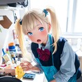 「もーお兄ちゃんが話し続けるから焦げちゃったじゃない！」 5枚目