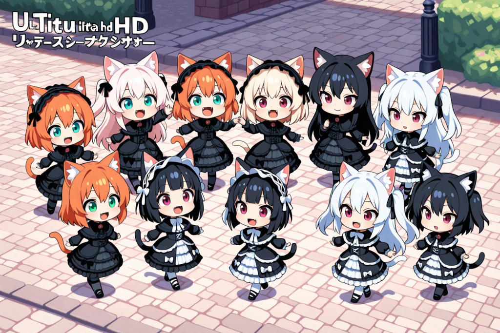 ゴシックねこちゃん達♡