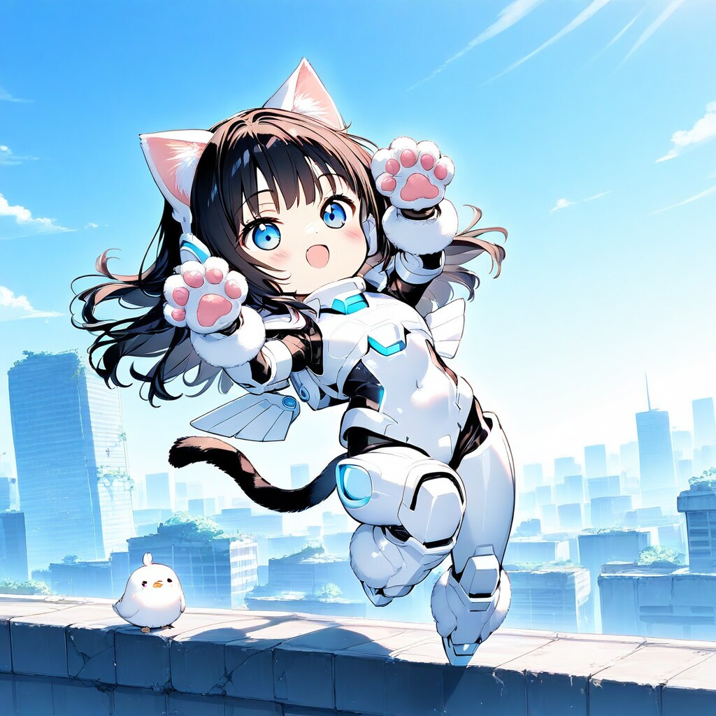 ちびねこピュア・ホワイトちゃん