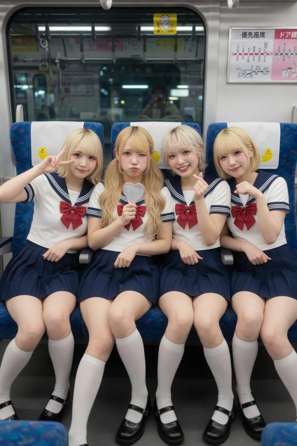 パンチラ覗いているのがバレたのに、パンツを見せつけてくるJK001