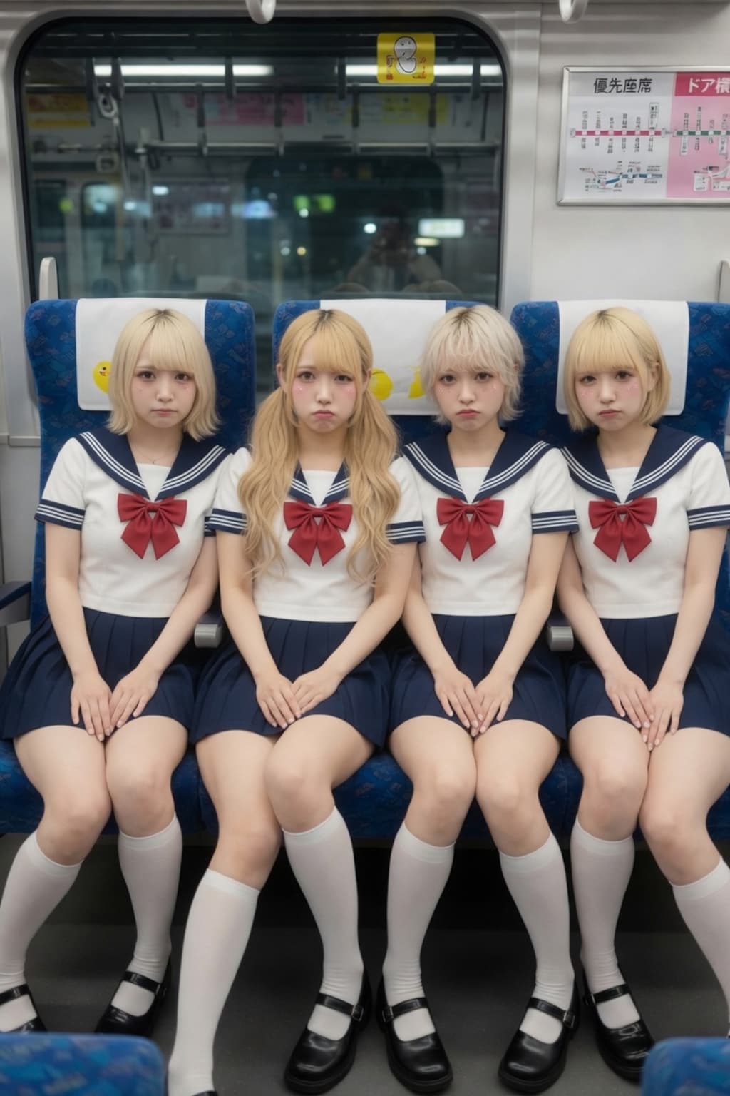 パンチラ覗いているのがバレたのに、パンツを見せつけてくるJK001