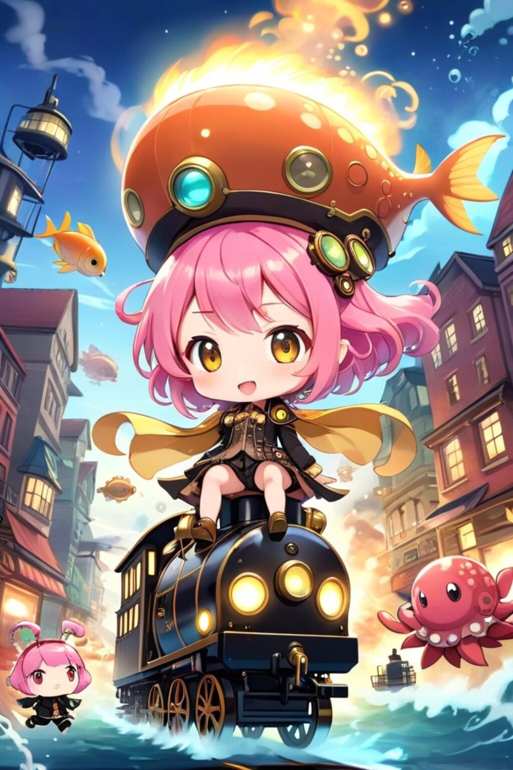 ピンク髪ちゃん