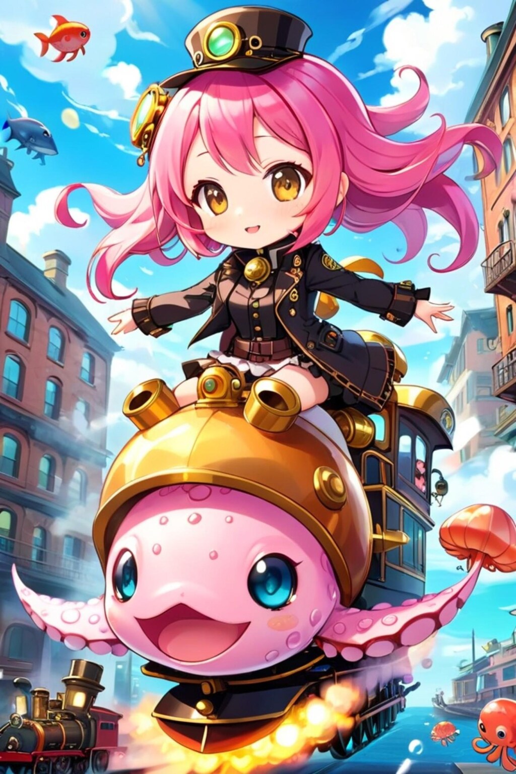 ピンク髪ちゃん