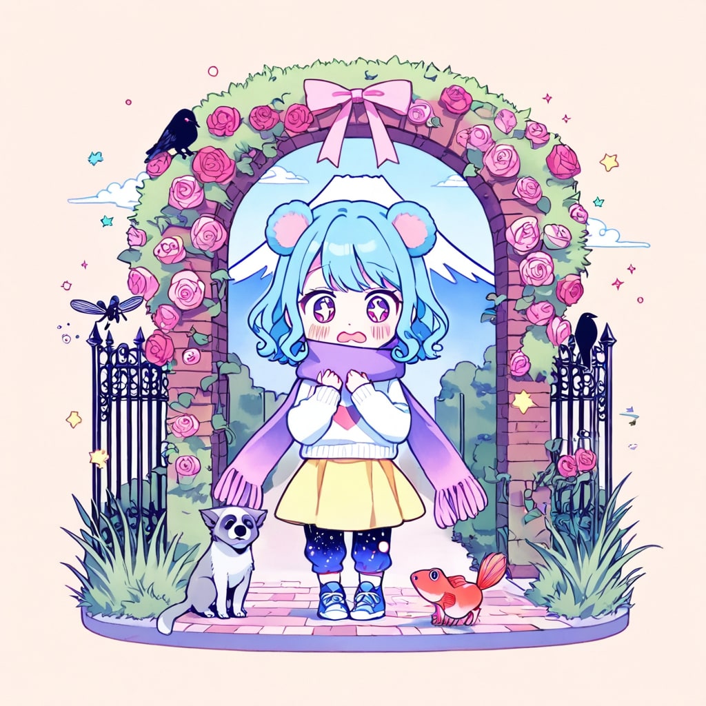 青髪ちゃん
