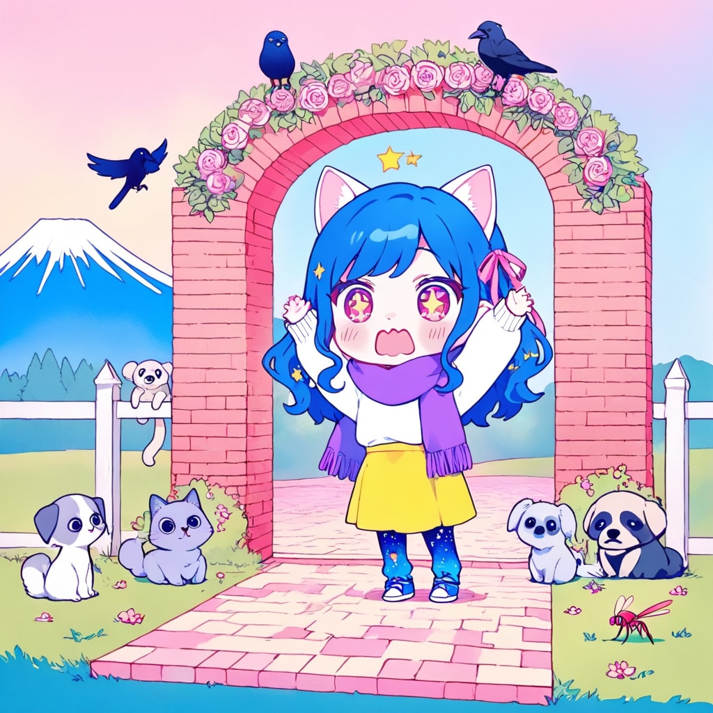 青髪ちゃん