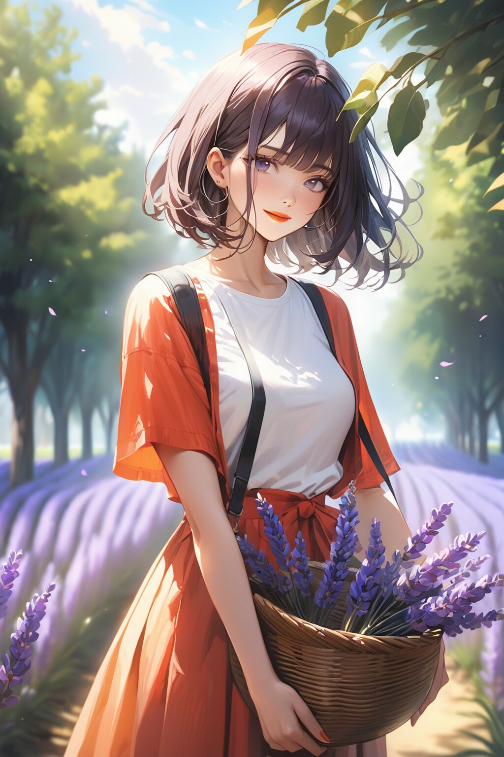 ラベンダーの贈り物 | の人気AIイラスト・グラビア