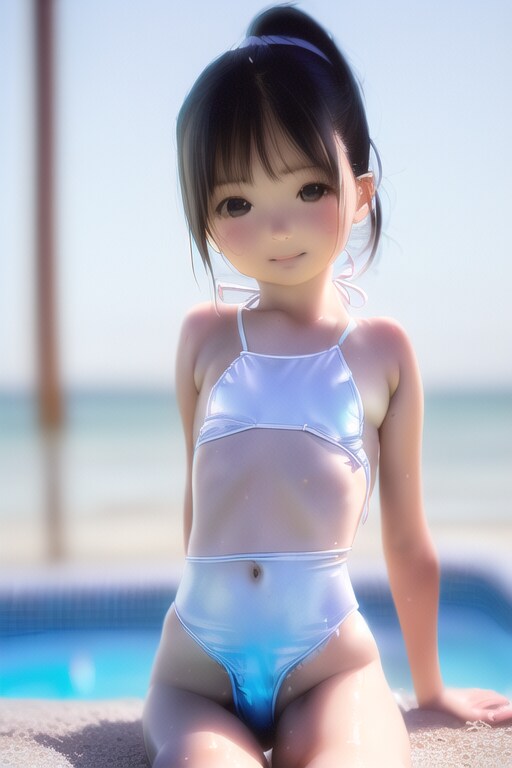 ポニテの女の子