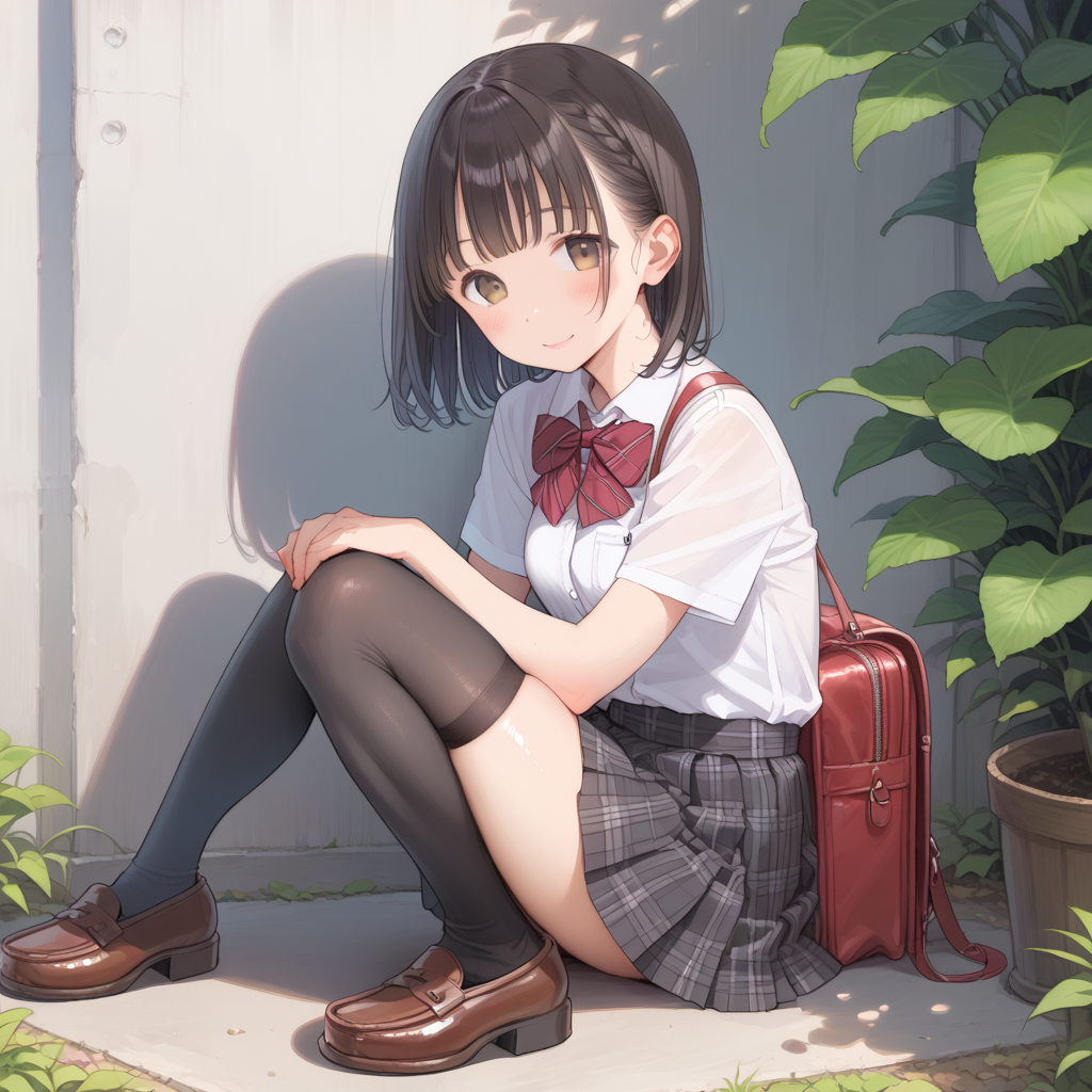 璃乃ちゃんの絶対領域