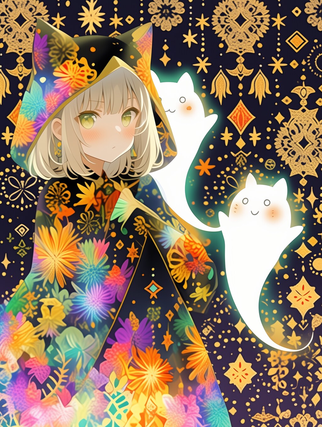 猫耳と猫とゆうれいと