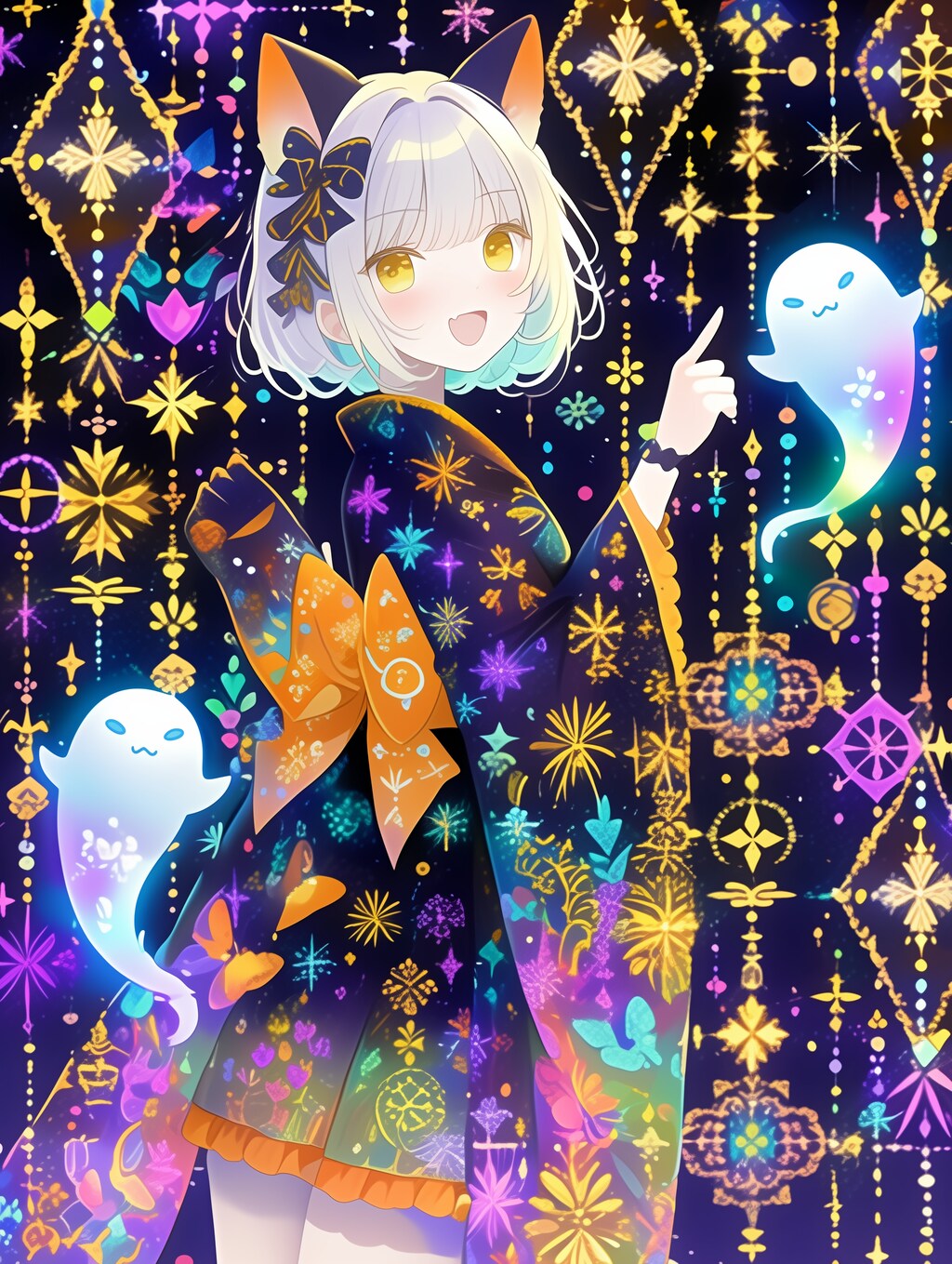 猫耳と猫とゆうれいと