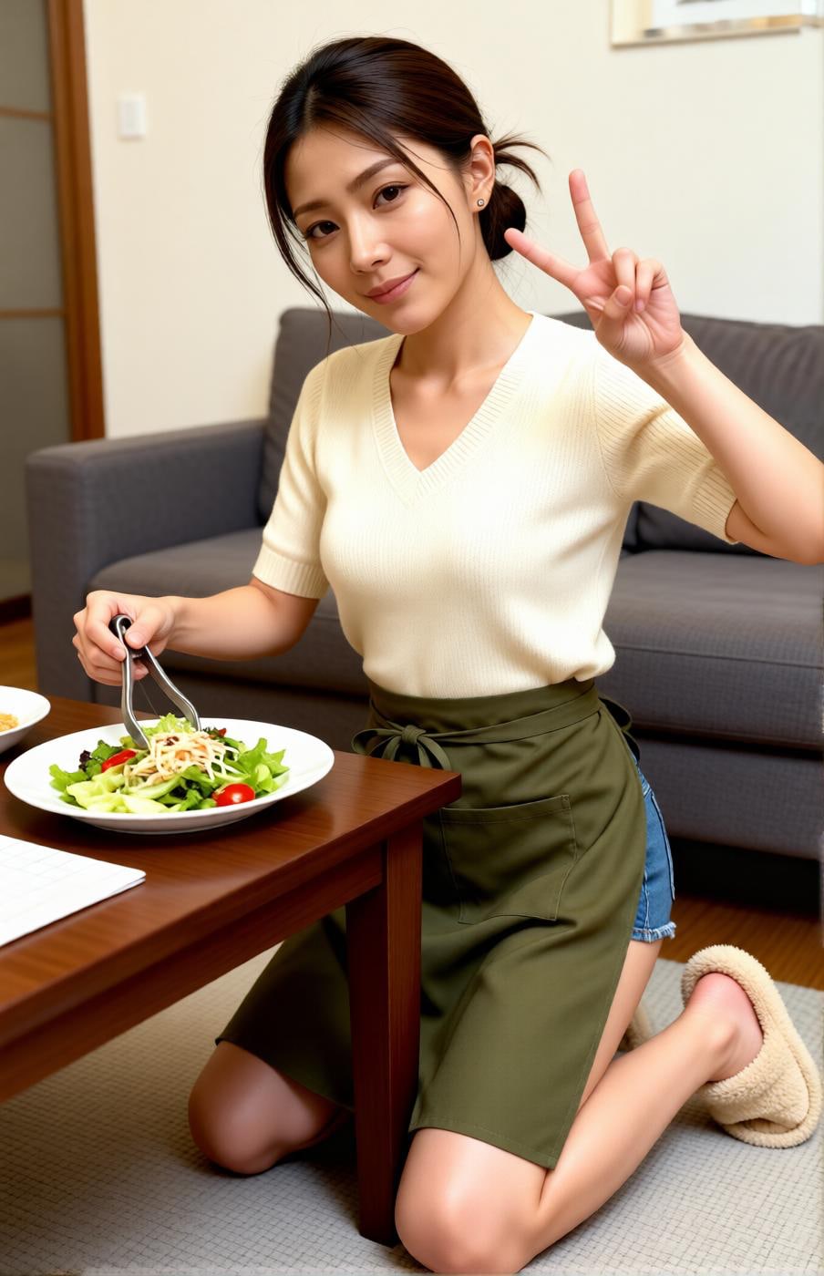 由美子ママは夕飯の準備中　(予告を兼ねて…)