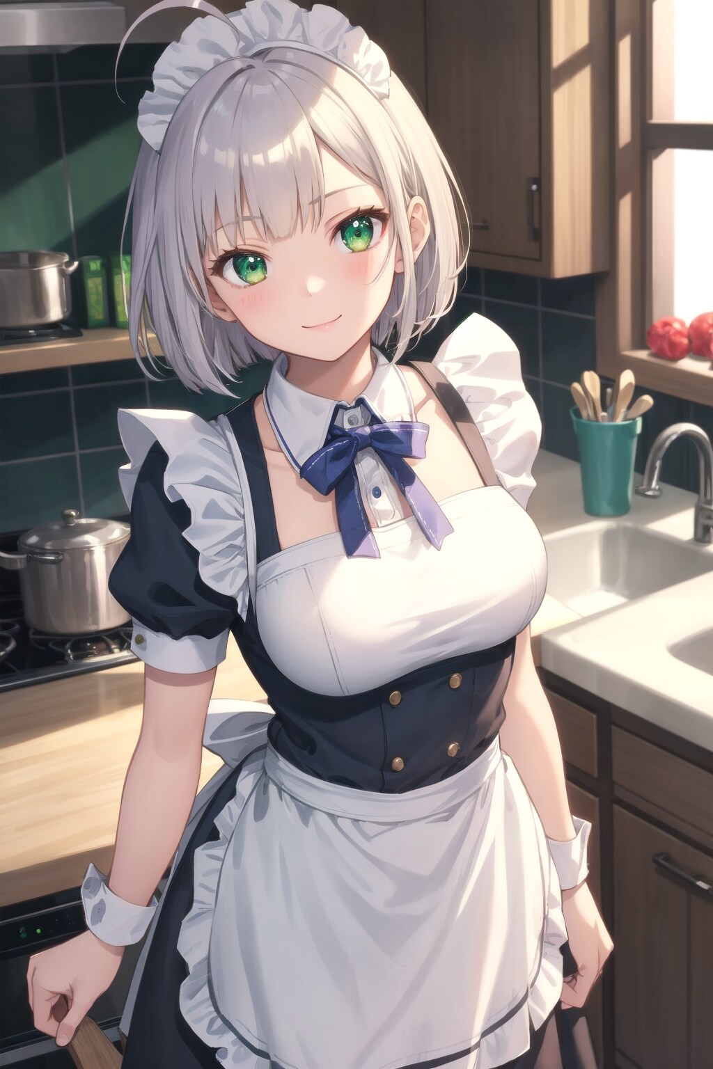 3000投稿目はV4Bのメイドさん