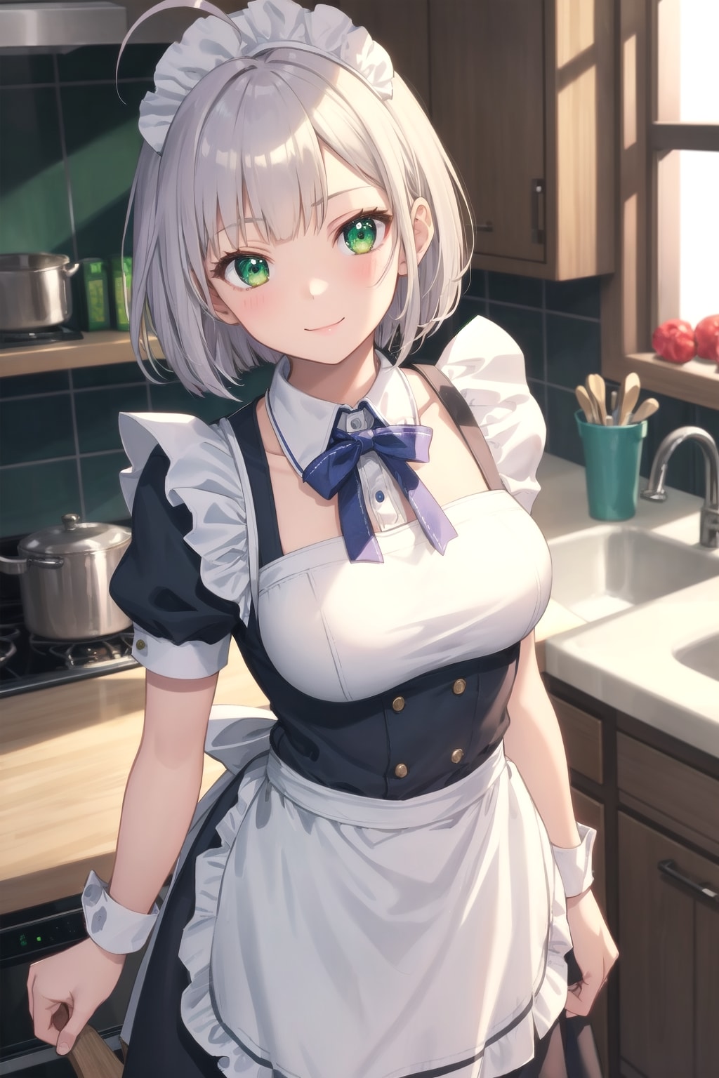 3000投稿目はV4Bのメイドさん