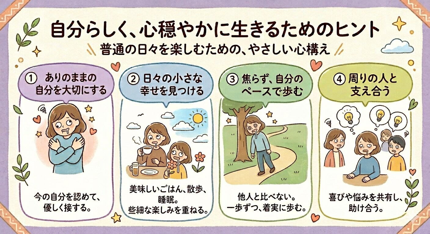 ありのままバージョンの生きるヒント