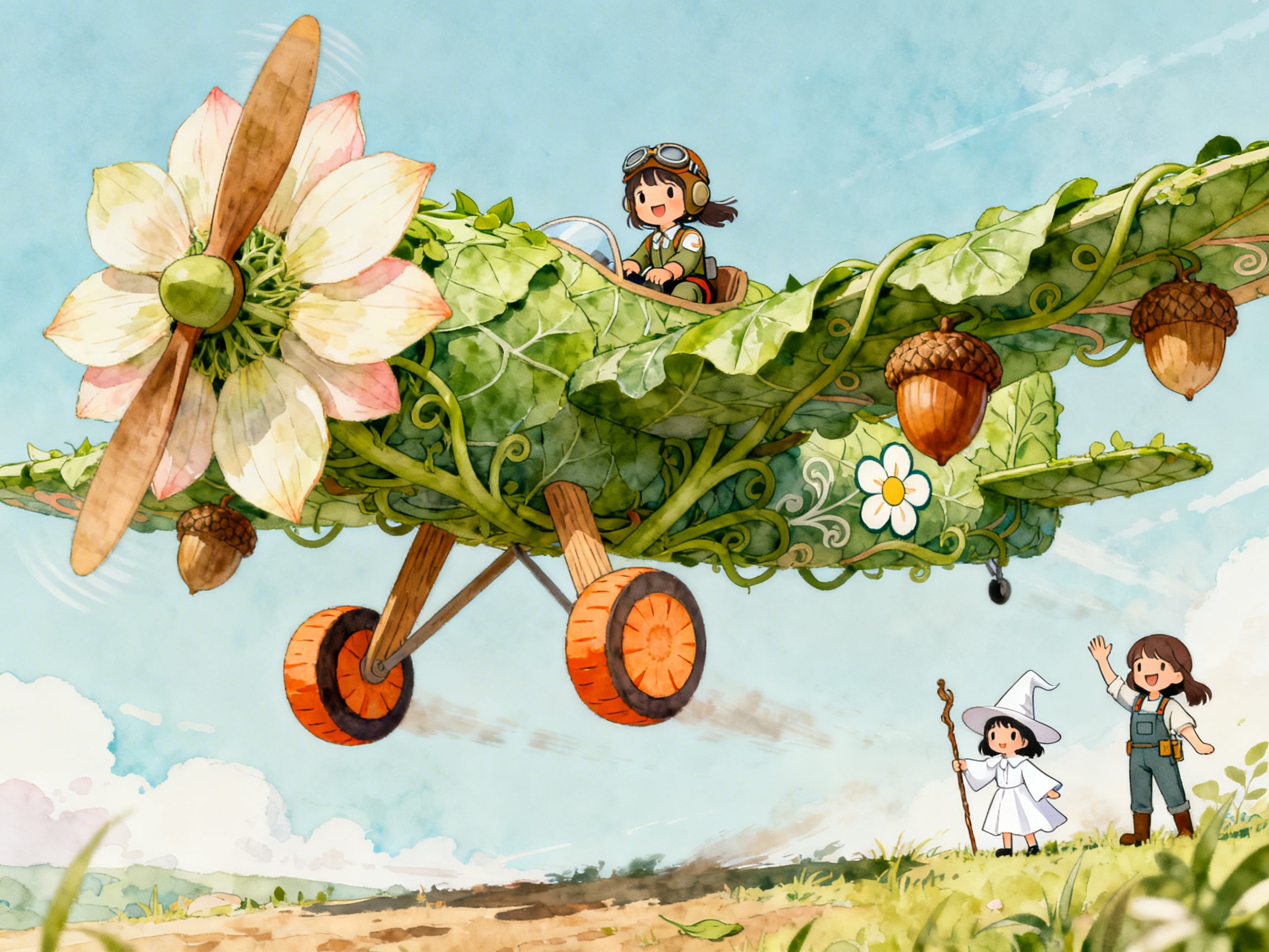 飛行機と少女 | の人気AIイラスト・グラビア