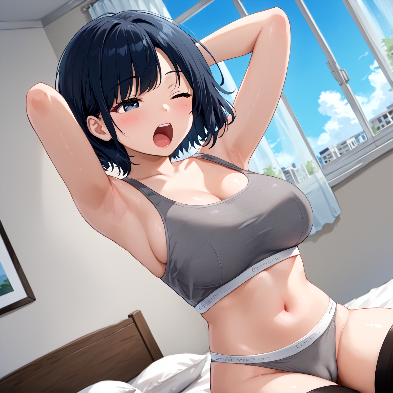 ふああ、よく寝た