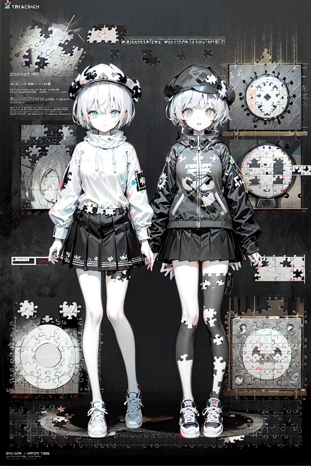 Jigsaw puzzle fashion