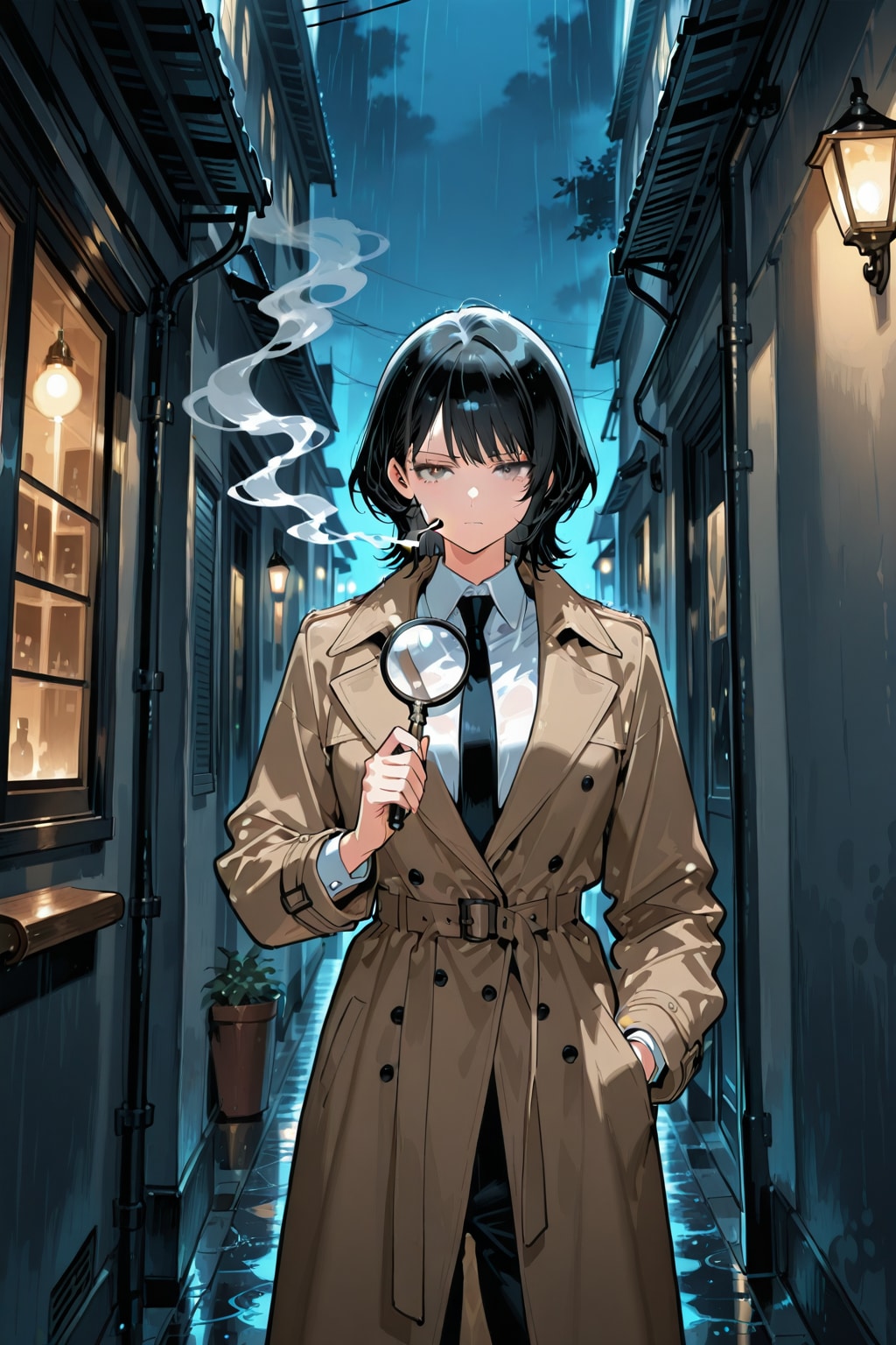 夜霧の探偵