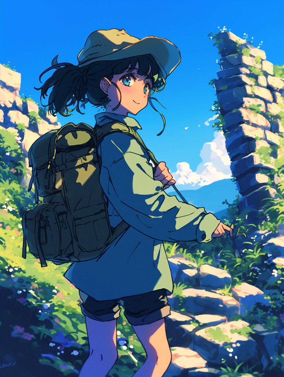 旅する少女85 | の人気AIイラスト・グラビア