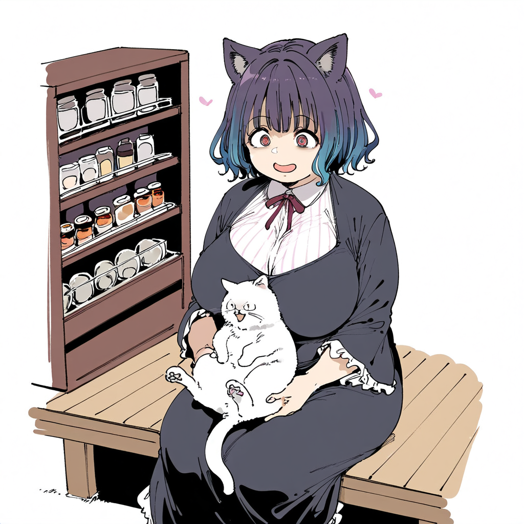 猫を可愛がる病み猫ちゃん