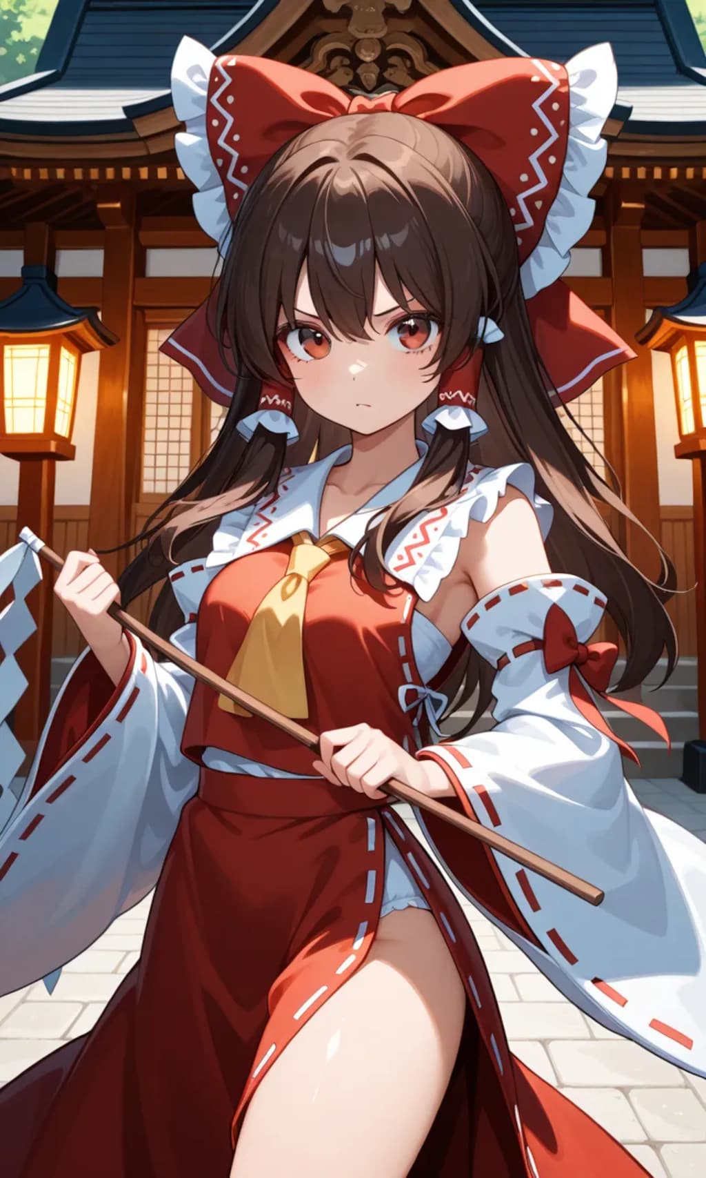 輝夜と霊夢