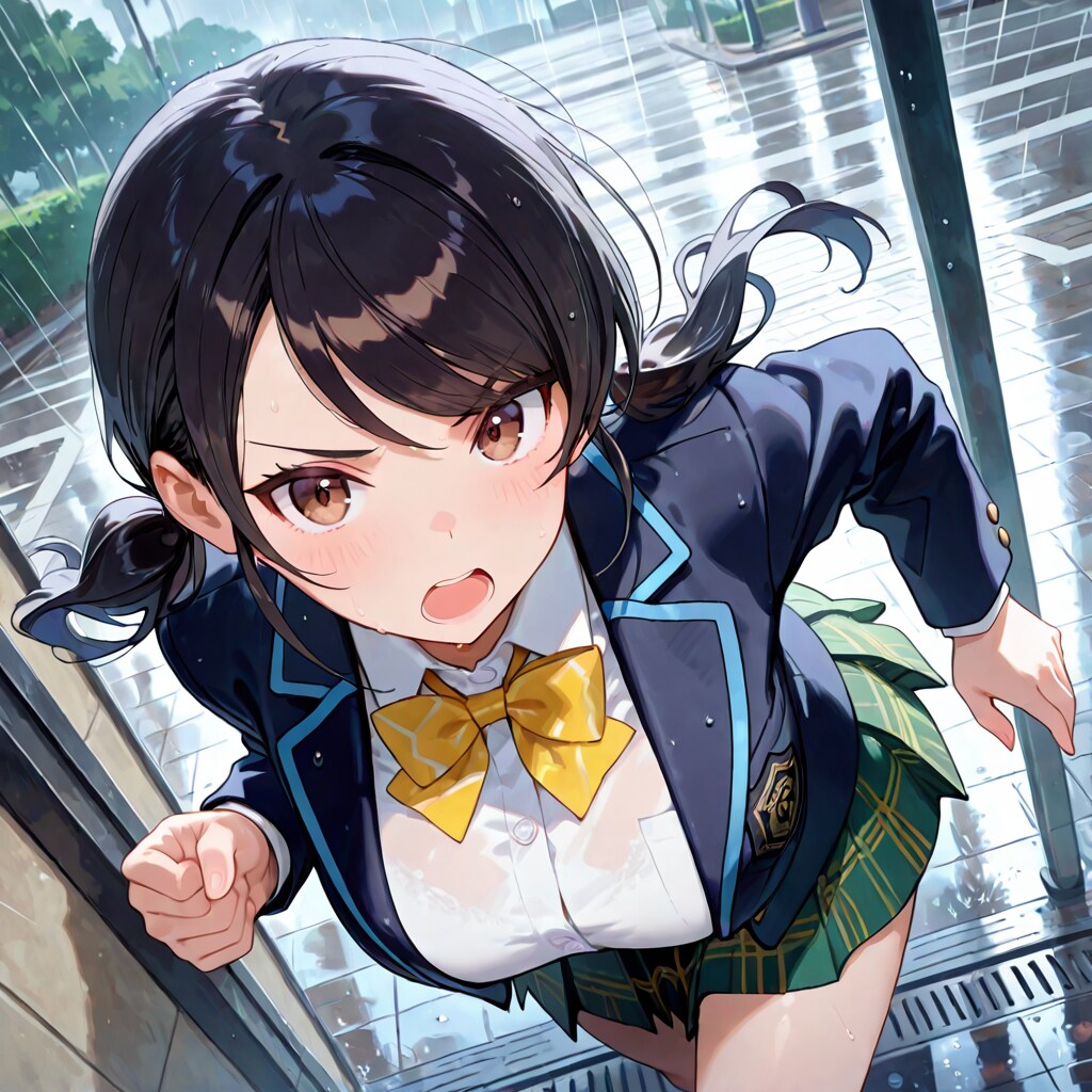 走る子
