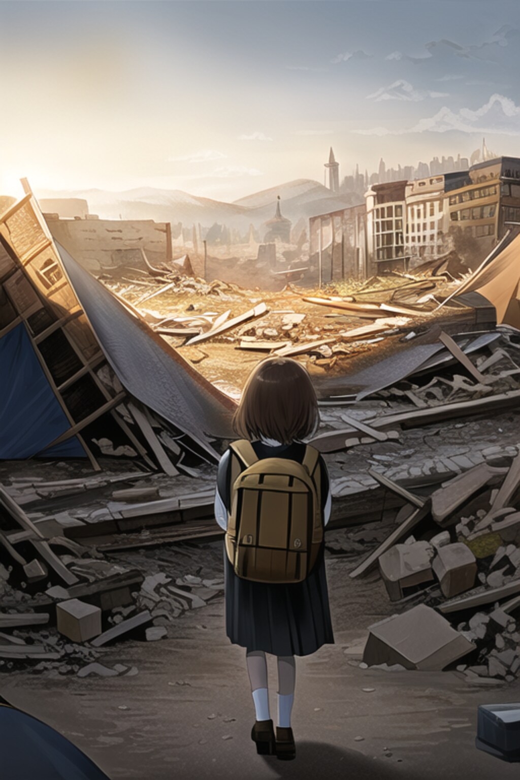 終末世界に疲れた少女