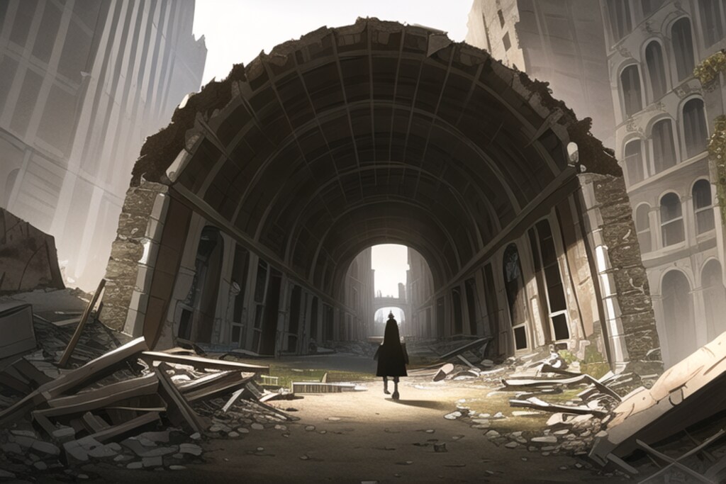 終末世界に疲れた少女